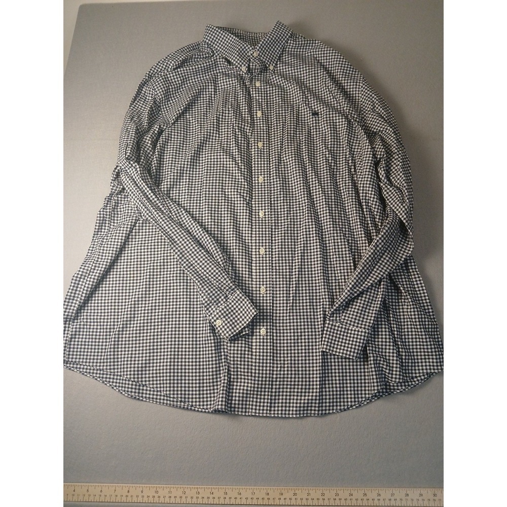 Brooks Brothers Dress Shirt Men's Plaid Size 3XLT  Long Sleeve!!